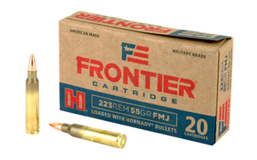 Ammunition Frontier Cartridge Lake City 223Rem FRONTIER 223REM 55GR FMJ 20/500 • Model: Lake City